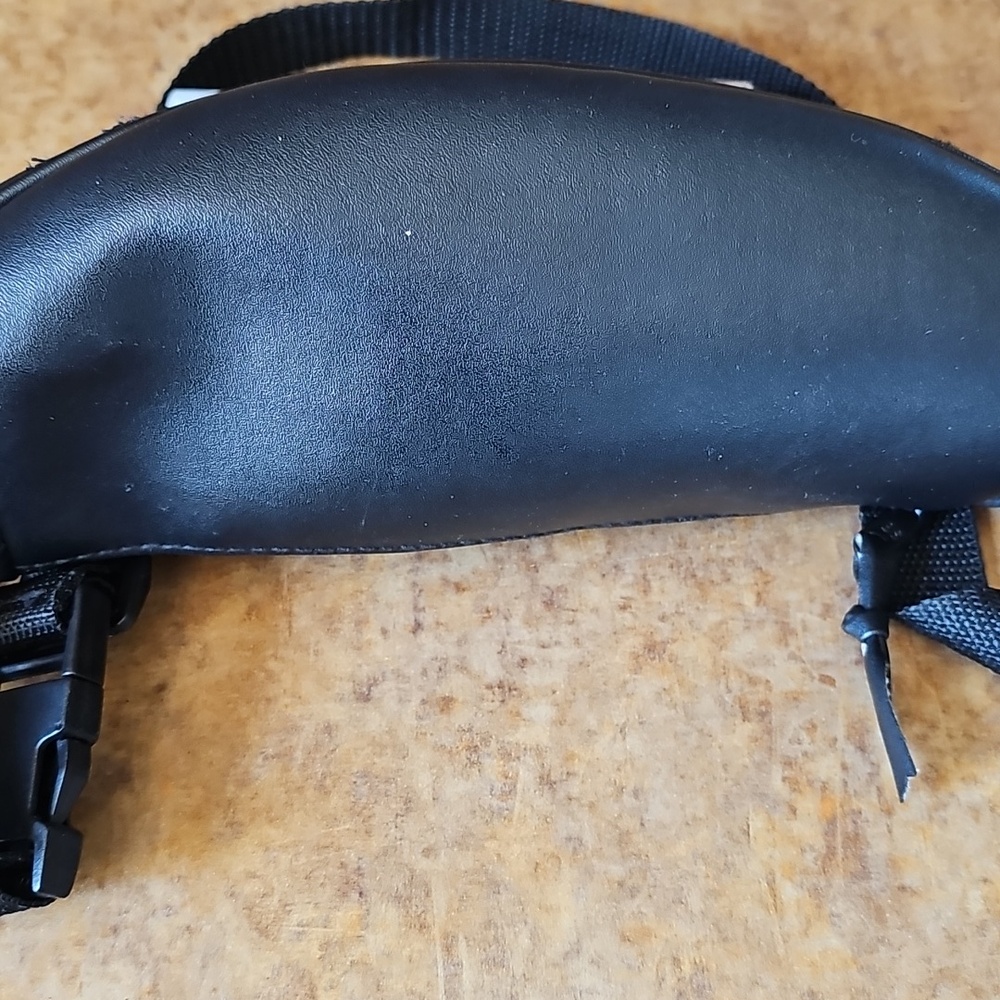 Vintage Fanny Pack Black Patchwork Leather - Picture 3 of 6